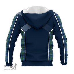 ScotsTee Shop Scottish Keith Clan Scottish Crest and Scottish Thistle Sport Tartan Hoodie