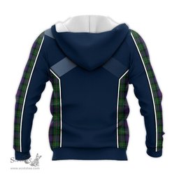 ScotsTee Shop Scottish MacCallum Clan Scottish Crest and Scottish Thistle Sport Tartan Hoodie