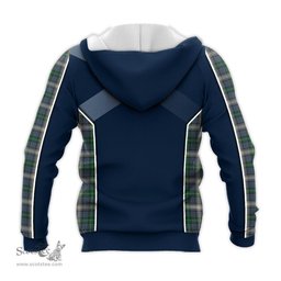 ScotsTee Shop Scottish MacDowall Clan Scottish Crest and Scottish Thistle Sport Tartan Hoodie