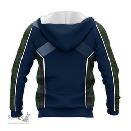 ScotsTee Shop Scottish MacInnes Clan Scottish Crest and Scottish Thistle Sport Tartan Hoodie