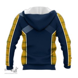 ScotsTee Shop Scottish Houston Clan Scottish Crest and Scottish Thistle Sport Tartan Hoodie