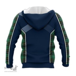 ScotsTee Shop Scottish MacAlpin Ancient Clan Scottish Crest and Scottish Thistle Sport Tartan Hoodie
