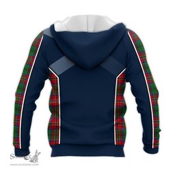 ScotsTee Shop Scottish MacCulloch Clan Scottish Crest and Scottish Thistle Sport Tartan Hoodie