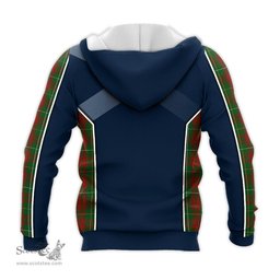 ScotsTee Shop Scottish Bruce Hunting Clan Scottish Crest and Scottish Thistle Sport Tartan Hoodie