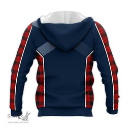 ScotsTee Shop Scottish Ewing Clan Scottish Crest and Scottish Thistle Sport Tartan Hoodie