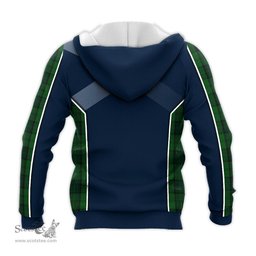ScotsTee Shop Scottish Dunbar Hunting Clan Scottish Crest and Scottish Thistle Sport Tartan Hoodie