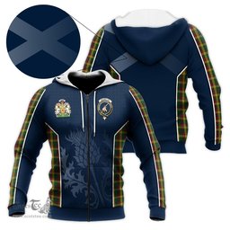 ScotsTee Shop Scottish MacMillan Ancient Clan Scottish Crest and Scottish Thistle Sport Tartan Hoodie