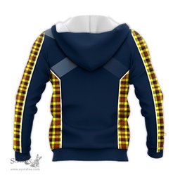 ScotsTee Shop Scottish Jardine Modern Clan Scottish Crest and Scottish Thistle Sport Tartan Hoodie
