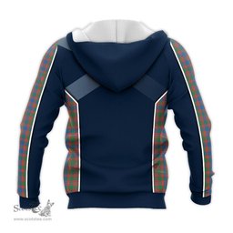 ScotsTee Shop Scottish MacIntyre Ancient Clan Scottish Crest and Scottish Thistle Sport Tartan Hoodie