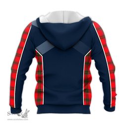 ScotsTee Shop Scottish MacNab Modern Clan Scottish Crest and Scottish Thistle Sport Tartan Hoodie
