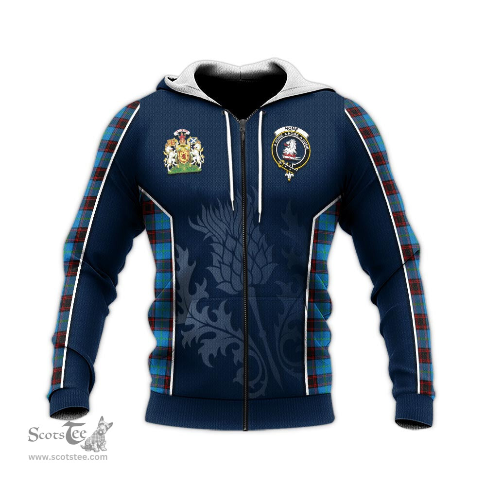 ScotsTee Shop Scottish Home Ancient Clan Scottish Crest and Scottish Thistle Sport Tartan Hoodie