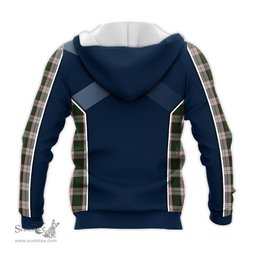 ScotsTee Shop Scottish MacKinnon Dress Clan Scottish Crest and Scottish Thistle Sport Tartan Hoodie