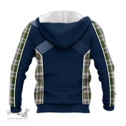 ScotsTee Shop Scottish Hay White Dress Clan Scottish Crest and Scottish Thistle Sport Tartan Hoodie