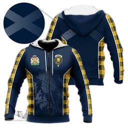 ScotsTee Shop Scottish MacLeod of Lewis Ancient Clan Scottish Crest and Scottish Thistle Sport Tartan Hoodie