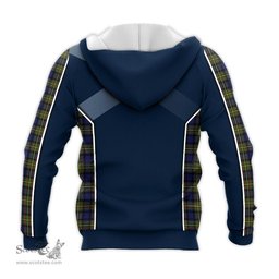 ScotsTee Shop Scottish MacLaren Modern Clan Scottish Crest and Scottish Thistle Sport Tartan Hoodie