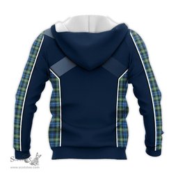 ScotsTee Shop Scottish Lamont Ancient Clan Scottish Crest and Scottish Thistle Sport Tartan Hoodie