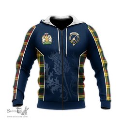 ScotsTee Shop Scottish MacMillan Old Modern Clan Scottish Crest and Scottish Thistle Sport Tartan Hoodie