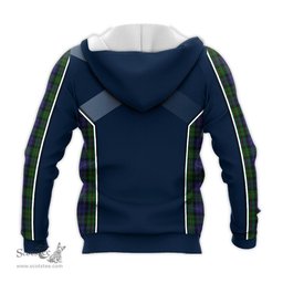 ScotsTee Shop Scottish MacEwan Clan Scottish Crest and Scottish Thistle Sport Tartan Hoodie