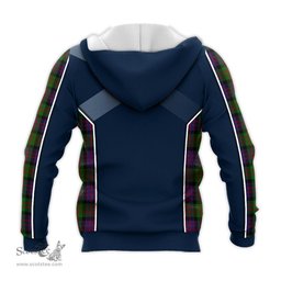 ScotsTee Shop Scottish MacDonald Clan Scottish Crest and Scottish Thistle Sport Tartan Hoodie