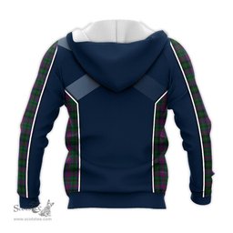 ScotsTee Shop Scottish MacLachlan Hunting Clan Scottish Crest and Scottish Thistle Sport Tartan Hoodie