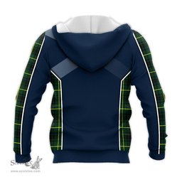 ScotsTee Shop Scottish MacArthur Modern Clan Scottish Crest and Scottish Thistle Sport Tartan Hoodie