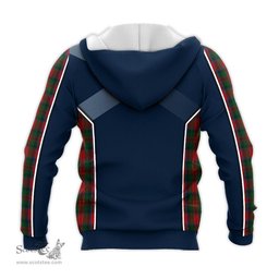 ScotsTee Shop Scottish MacDuff Clan Scottish Crest and Scottish Thistle Sport Tartan Hoodie