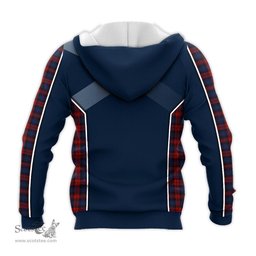 ScotsTee Shop Scottish MacLachlan Clan Scottish Crest and Scottish Thistle Sport Tartan Hoodie
