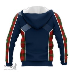 ScotsTee Shop Scottish MacFie Clan Scottish Crest and Scottish Thistle Sport Tartan Hoodie