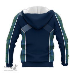 ScotsTee Shop Scottish Lockhart Clan Scottish Crest and Scottish Thistle Sport Tartan Hoodie