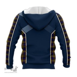 ScotsTee Shop Scottish MacLellan Modern Clan Scottish Crest and Scottish Thistle Sport Tartan Hoodie