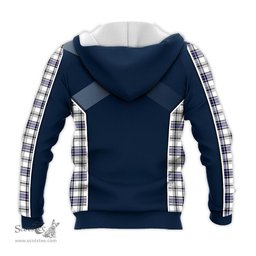 ScotsTee Shop Scottish Hannay Modern Clan Scottish Crest and Scottish Thistle Sport Tartan Hoodie