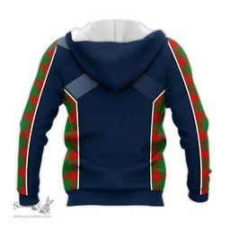 ScotsTee Shop Scottish Middleton Modern Clan Scottish Crest and Scottish Thistle Sport Tartan Hoodie