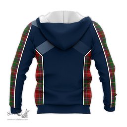 ScotsTee Shop Scottish Somerville Clan Scottish Crest and Scottish Thistle Sport Tartan Hoodie