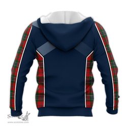ScotsTee Shop Scottish MacLean Clan Scottish Crest and Scottish Thistle Sport Tartan Hoodie