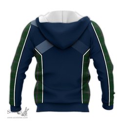 ScotsTee Shop Scottish MacRae Clan Scottish Crest and Scottish Thistle Sport Tartan Hoodie