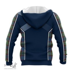 ScotsTee Shop Scottish Nicolson Hunting Ancient Clan Scottish Crest and Scottish Thistle Sport Tartan Hoodie