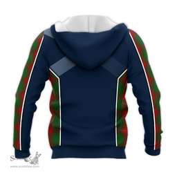 ScotsTee Shop Scottish Middleton Clan Scottish Crest and Scottish Thistle Sport Tartan Hoodie