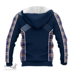 ScotsTee Shop Scottish Stewart of Appin Hunting Dress Clan Scottish Crest and Scottish Thistle Sport Tartan Hoodie