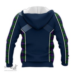 ScotsTee Shop Scottish Shaw Modern Clan Scottish Crest and Scottish Thistle Sport Tartan Hoodie