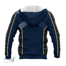 ScotsTee Shop Scottish MacRae Hunting Clan Scottish Crest and Scottish Thistle Sport Tartan Hoodie