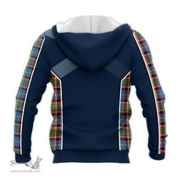 ScotsTee Shop Scottish Norvel Clan Scottish Crest and Scottish Thistle Sport Tartan Hoodie