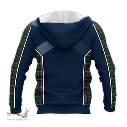 ScotsTee Shop Scottish Russell Clan Scottish Crest and Scottish Thistle Sport Tartan Hoodie
