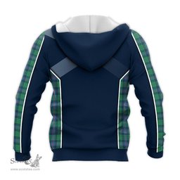 ScotsTee Shop Scottish Shaw Ancient Clan Scottish Crest and Scottish Thistle Sport Tartan Hoodie