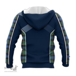 ScotsTee Shop Scottish MacRae Hunting Ancient Clan Scottish Crest and Scottish Thistle Sport Tartan Hoodie