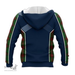 ScotsTee Shop Scottish Maxwell Hunting Clan Scottish Crest and Scottish Thistle Sport Tartan Hoodie