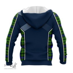 ScotsTee Shop Scottish Rollo Modern Clan Scottish Crest and Scottish Thistle Sport Tartan Hoodie