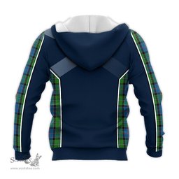 ScotsTee Shop Scottish Stirling Clan Scottish Crest and Scottish Thistle Sport Tartan Hoodie