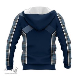 ScotsTee Shop Scottish MacTavish Dress Clan Scottish Crest and Scottish Thistle Sport Tartan Hoodie