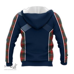 ScotsTee Shop Scottish Wilson Modern Clan Scottish Crest and Scottish Thistle Sport Tartan Hoodie
