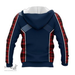 ScotsTee Shop Scottish Murray of Ochtertyre Clan Scottish Crest and Scottish Thistle Sport Tartan Hoodie